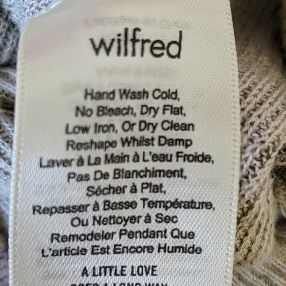 Wilfred leopard print sweater size small - Picture 3 of 3